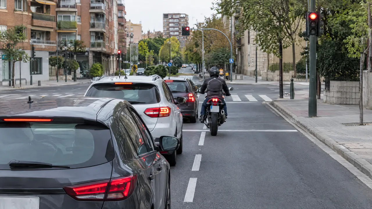 Ejemplo de detención en una vía española